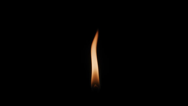 Candles & Small Flames Match Vertical 2 vfx asset stock footage