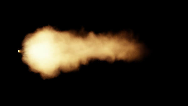 Muzzle Flashes Vol. 1 RPK Side Bright vfx asset stock footage