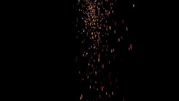 Falling Sparks and Embers Falling Sparks Burst 10 vfx asset stock footage