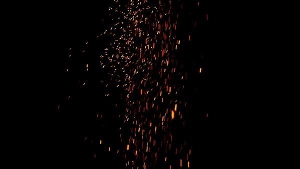 Falling Sparks and Embers Falling Sparks Burst 2 vfx asset stock footage