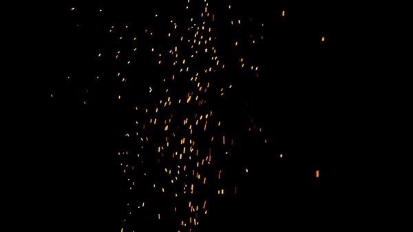 Falling Sparks and Embers Falling Sparks Burst 6 vfx asset stock footage
