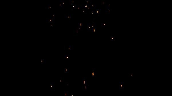 Falling Sparks and Embers Falling Sparks Continuous 10 vfx asset stock footage