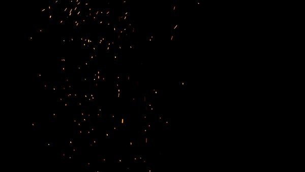 Falling Sparks and Embers Falling Sparks Continuous 2 vfx asset stock footage