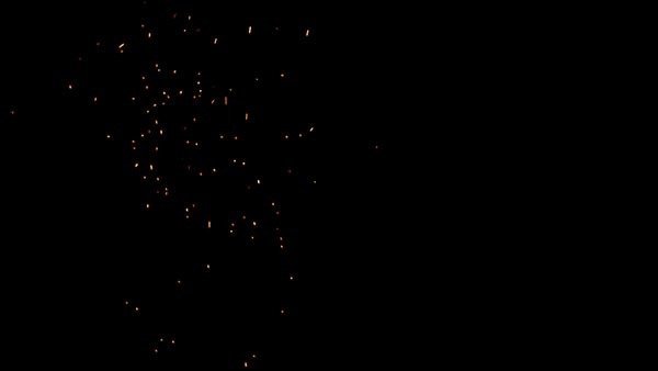 Falling Sparks and Embers Falling Sparks Continuous 3 vfx asset stock footage
