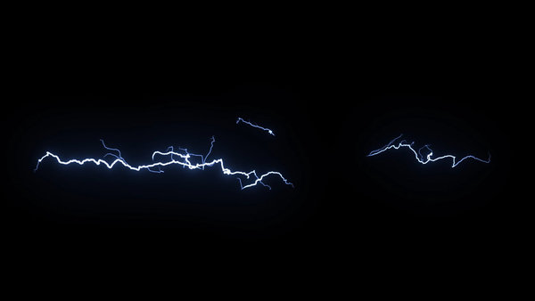 Electric Arcs Ground Lightning Front 2 vfx asset stock footage