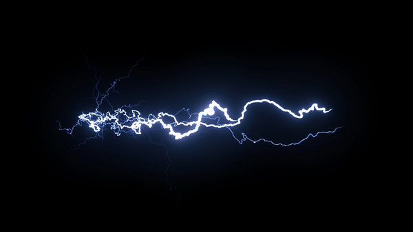 Lightning Beams Lightning Beam Off-Center 6 vfx asset stock footage