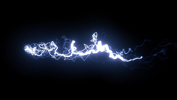 Lightning Beams Lightning Beam Off-Center 7 vfx asset stock footage