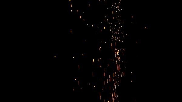 Falling Sparks and Embers Falling Sparks Continuous 7 vfx asset stock footage
