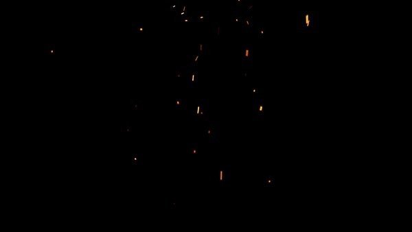 Falling Sparks and Embers Falling Sparks Continuous 9 vfx asset stock footage
