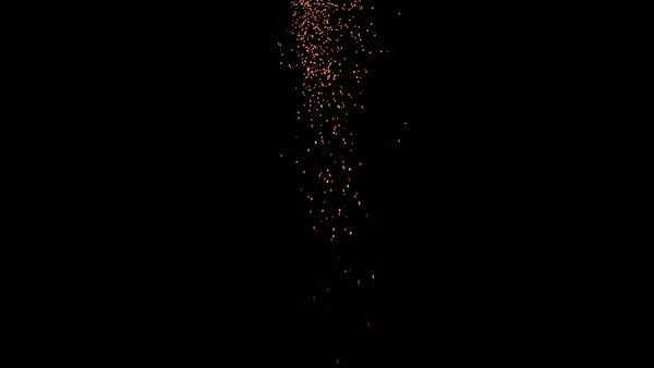 Falling Sparks and Embers Falling Sparks Wide 3 vfx asset stock footage