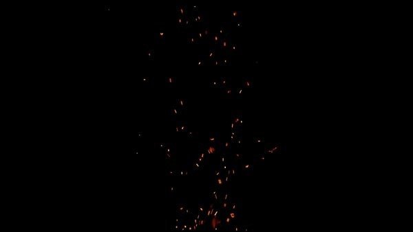Fire Embers Rising Embers Mid 1 vfx asset stock footage