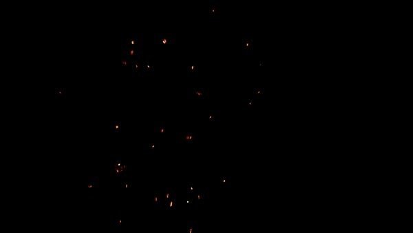 Fire Embers Rising Embers Mid 2 vfx asset stock footage