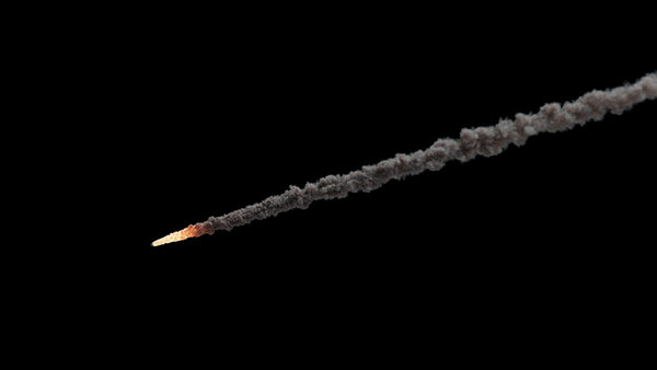 Meteors Large Meteor Side Wide 2 vfx asset stock footage