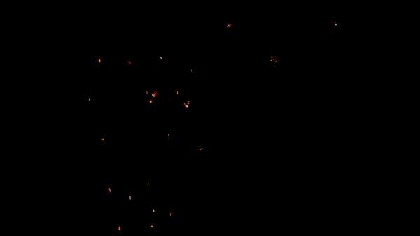 Fire Embers Rising Embers Mid 3 vfx asset stock footage