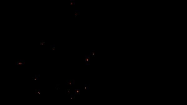 Fire Embers Rising Embers Mid 4 vfx asset stock footage