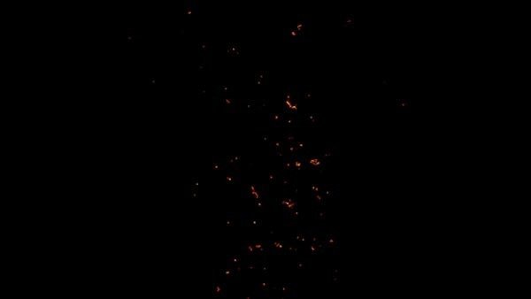 Fire Embers Rising Embers Wide 6 vfx asset stock footage