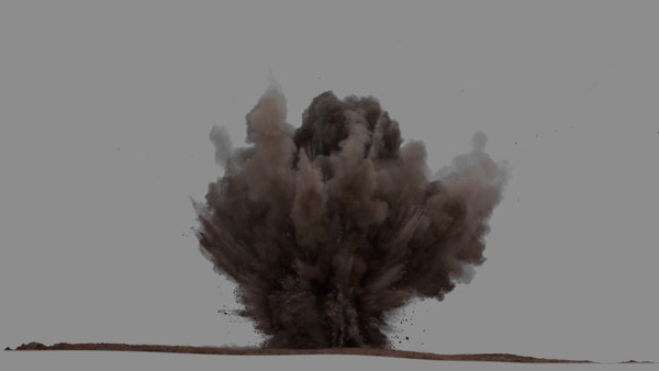 Dust Explosions Vol. 2 Dust Explosion 7 vfx asset stock footage
