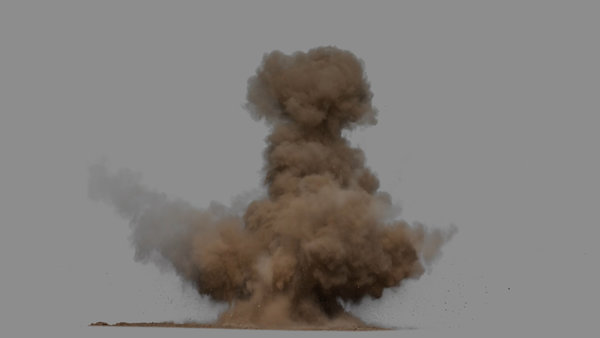 Dust Explosions Vol. 2 Dust Explosion 25 vfx asset stock footage