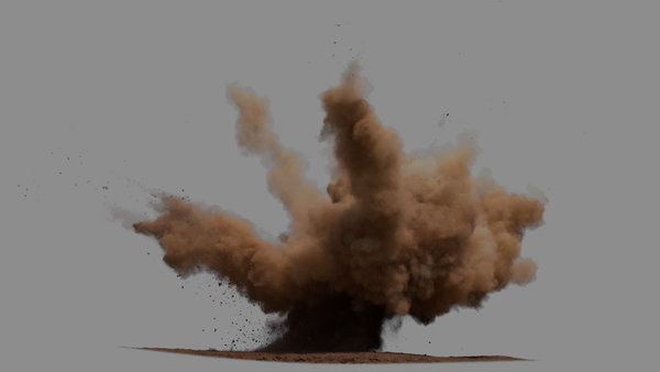 Dust Explosions Vol. 2 Dust Explosion 23 vfx asset stock footage
