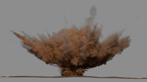 Dust Explosions Vol. 2 Dust Explosion 13 vfx asset stock footage