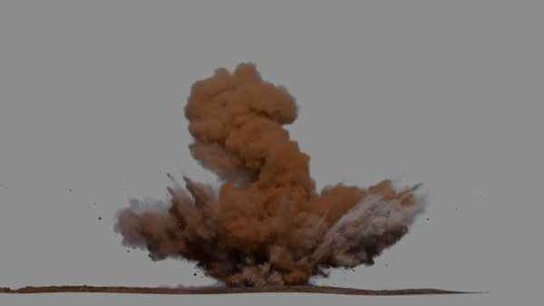 Dust Explosions Vol. 2 Dust Explosion 15 vfx asset stock footage