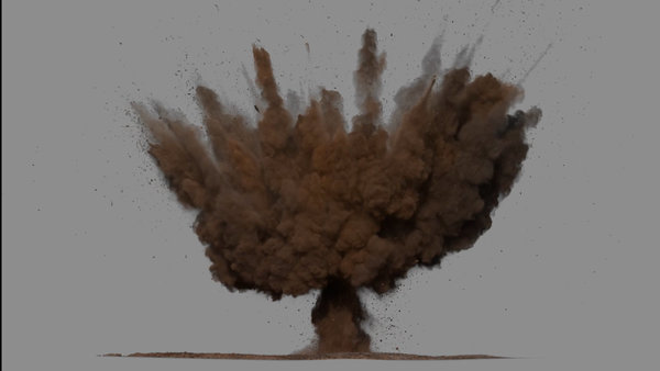 Dust Explosions Vol. 2 Dust Explosion 17 vfx asset stock footage