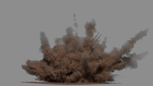 Dust Explosions Vol. 2 Dust Explosion 19 vfx asset stock footage