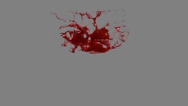 Blood Hits Blood Burst 19 vfx asset stock footage