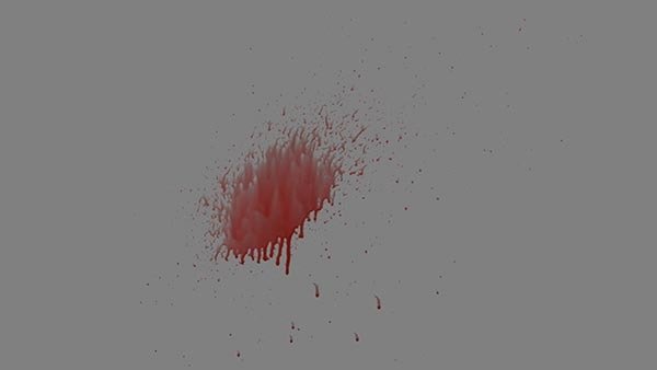 Blood Splatter Vol. 1 Blood Splatter Angled 1  vfx asset stock footage