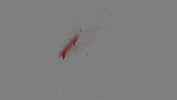 Blood Splatter Vol. 1 Blood Splatter Angled 3  vfx asset stock footage
