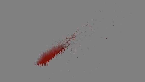 Blood Splatter Vol. 1 Blood Splatter Angled 5 vfx asset stock footage