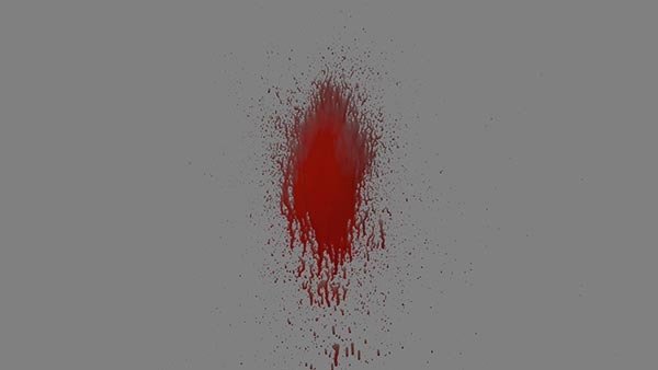 Blood Splatter Vol. 1 Blood Splatter Front 1 vfx asset stock footage