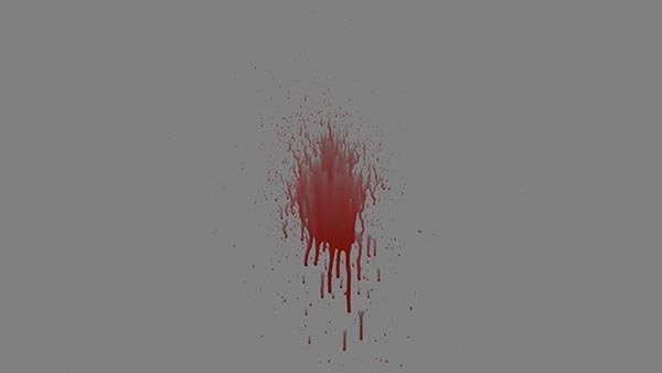 Blood Splatter Vol. 1 Blood Splatter Front 4 vfx asset stock footage