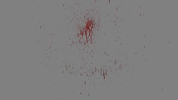 Blood Splatter Vol. 1 Blood Splatter Front 5 vfx asset stock footage