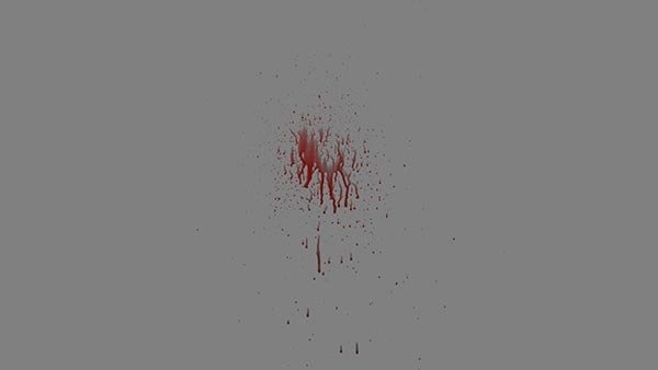Blood Splatter Vol. 1 Blood Splatter Front 6 vfx asset stock footage