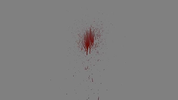 Blood Splatter Vol. 1 Blood Splatter Front 7 vfx asset stock footage