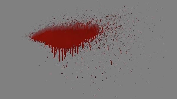 Blood Splatter Vol. 1 Blood Splatter Side 3 vfx asset stock footage
