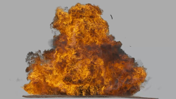 Gas Explosions Vol. 3 Gas Explosion 1 vfx asset stock footage
