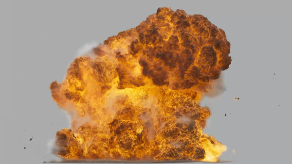 Gas Explosions Vol. 3 Gas Explosion 7 vfx asset stock footage