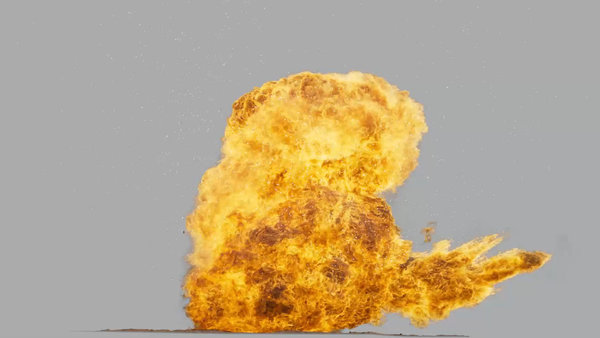 Gas Explosions Vol. 3 Gas Explosion 19 vfx asset stock footage