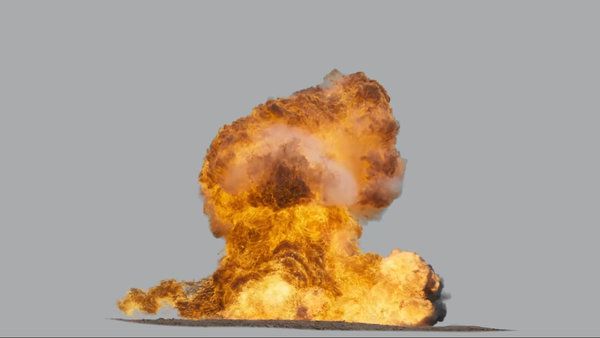 Gas Explosions Vol. 3 Gas Explosion With Debris 1 vfx asset stock footage