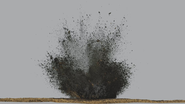 Dirt Blasts Vol. 2 Dirt Blast Close 1 vfx asset stock footage