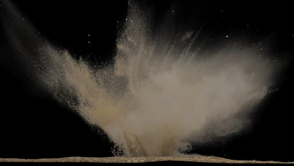 Sand Blasts Sand Blast Close 7 vfx asset stock footage