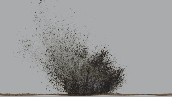 Dirt Blasts Vol. 2 Dirt Blast Close 3 vfx asset stock footage