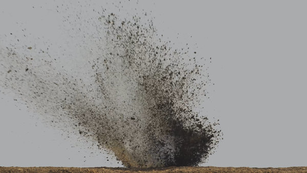 Dirt Blasts Vol. 2 Dirt Blast Close 4 vfx asset stock footage