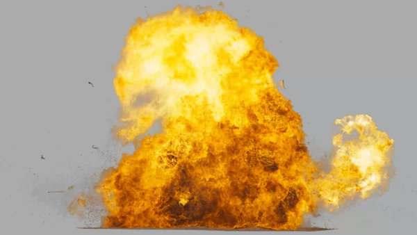 Gas Explosions Vol. 3 Gas Explosion 8 vfx asset stock footage