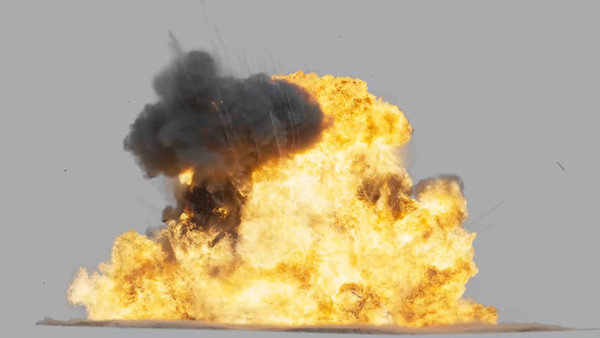 Gas Explosions Vol. 3 Gas Explosion 15 vfx asset stock footage