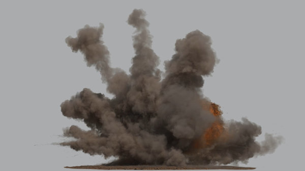 Fiery Dust Explosions Fiery Dust Explosion 1 vfx asset stock footage