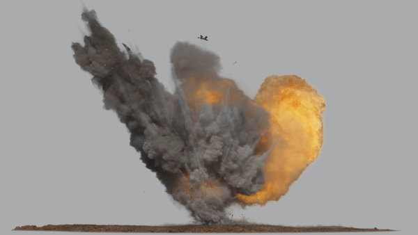 Fiery Dust Explosions Fiery Dust Explosion 15 vfx asset stock footage