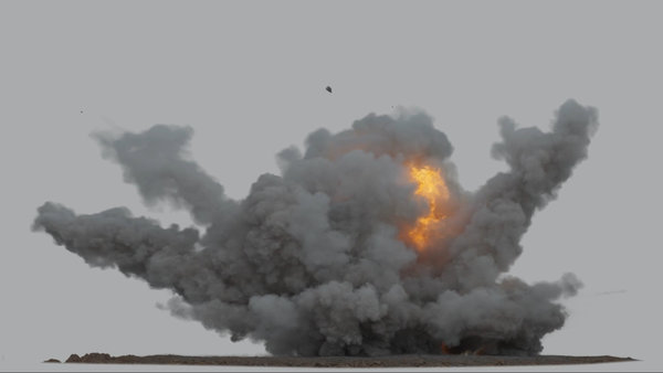 Fiery Dust Explosions Fiery Dust Explosion 19 vfx asset stock footage